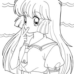 Admirable Cute Girls Coloring Pages Home