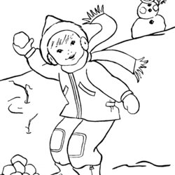 Worthy Free Printable Winter Coloring Pages For Kids