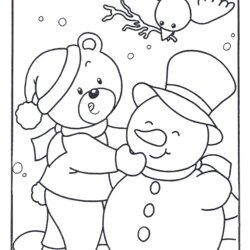 The Highest Standard Free Winter Coloring Download