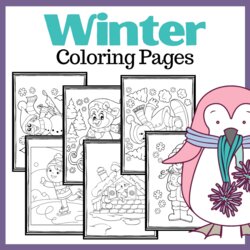 Supreme Free Printable Winter Coloring Pages For Preschool Square