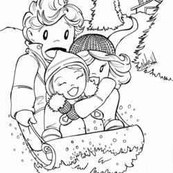 Very Good Winter January Coloring Pages Home