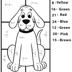 Spiffing Free Printable Math Coloring Pages For Kids Multiplication Worksheets Number Color Fun Maths