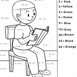 Magnificent Free Printable Math Coloring Pages For Kids Love