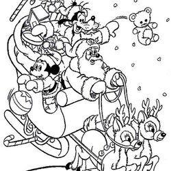 The Highest Quality Mickey Mouse Christmas Coloring Pages