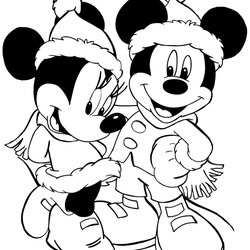 Mickey Mouse Christmas Coloring Pages To Download And Print For Free Cartoon