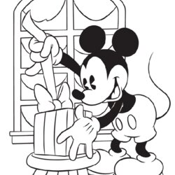 Supreme Mickey And Minnie Christmas Coloring Pages Home Mouse Comments