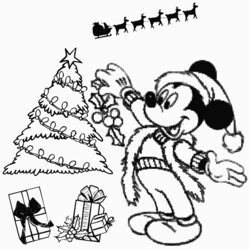 Capital Mickey Mouse Christmas Coloring Pages Clip Art Library Clubhouse Minnie Printable Birthday Happy