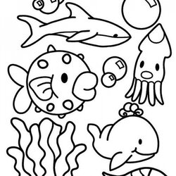 Splendid Free Printable Cute Coloring Pages Animals Oceans Dolls Suggestions Kids