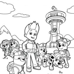 Spiffing Paw Patrol Coloring Pages Print And Color Printable Sheets Book Kids Cartoon Disney Christmas Visit