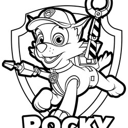 Great Paw Patrol Coloring Pages Free Download Best
