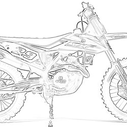 Magnificent Free Dirt Bike Coloring Pages For Kids Save Print Enjoy Side Page