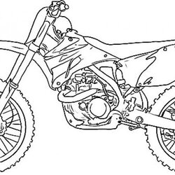 Spiffing Free Printable Image Of Dirt Bike To Color For Kids Coloring Pages Drawing Bikes Print Sketch