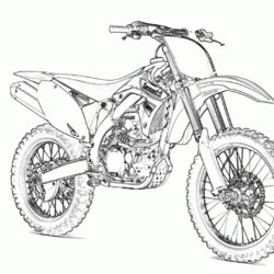 Eminent Free Printable Motorcycle Coloring Pages For Kids Bike Drawing Dirt