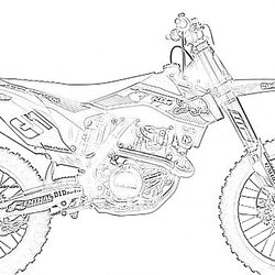 Free Dirt Bike Coloring Pages For Kids Save Print Enjoy Page