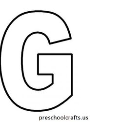 Letter Coloring Pages Preschool And Kindergarten Printable Free For Children