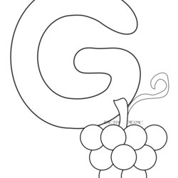 Letter Coloring Page Pages For Kids