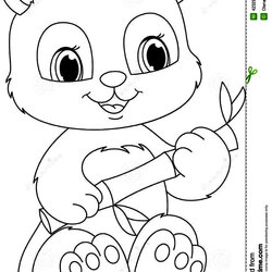 Superb Panda Coloring Pages At Free Printable Beanie Boo Cute Bored Cartoon Ferrari Bear Kids Logo Pandas