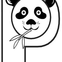 Free Easy To Print Panda Coloring Pages Alphabet Worksheets Worksheet Min