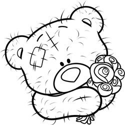 Wonderful Teddy Bear Coloring Pages For Girls To Print Free Bears Step Color Draw Drawing Tatty Guide