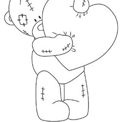 Teddy Bear Coloring Pages For Girls To Print Free Bears Color
