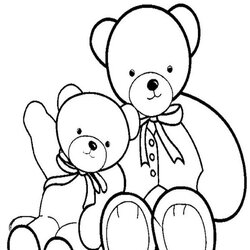 Outstanding Teddy Bear Coloring Pages For Girls To Print Free Bears Color