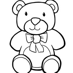Free Printable Teddy Bear Coloring Pages For Kids Sheets