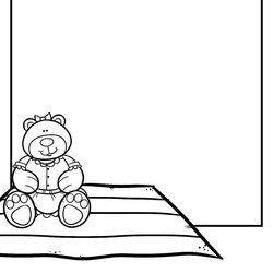 Peerless Free Teddy Bear Coloring Pages Cute