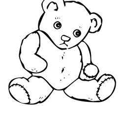 Eminent Free Printable Teddy Bear Coloring Pages For Kids