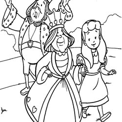 Swell Alice In Wonderland Printable Coloring Pages Ratings