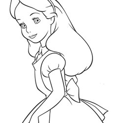 Champion Free Printable Alice In Wonderland Coloring Pages For Kids