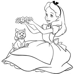 Great Alice In Wonderland Coloring Pages To Download And Print For Free Printable Disney Mad Hatter Sheets
