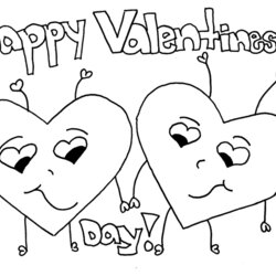 Preeminent Valentine Coloring Pages For Home Preschool Sheets Valentines Popular