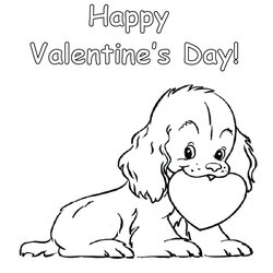 Valentine Day Coloring Page Free