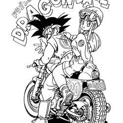 Fantastic Dragon Ball Coloring Pages Best For Kids