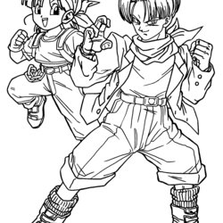 Supreme Free Printable Dragon Ball Coloring Pages For Kids Gt