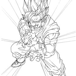 Champion Dragon Ball Kids Coloring Pages Funny For