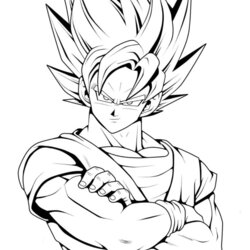 Dragon Ball Coloring Pages Free Printable Wonder Day