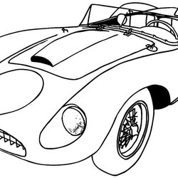 Sterling Sports Car Printable Coloring Page Free Sport