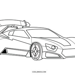 Worthy Sports Cars Coloring Pages Free Printable For