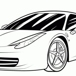 Fine Printable Coloring Pages Of Sports Cars Home Car Colouring Sport Popular