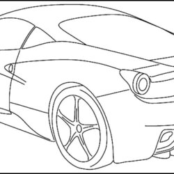 Supreme Sport Cars Coloring Pages Home Car Sports Printable Comments Muscle