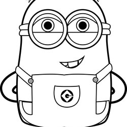 Superb Really Cool Coloring Pages At Free Printable Minion Minions Funny Print Bob Cartoon Cute Quotes Kevin