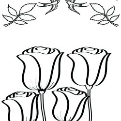 Exceptional Spring Flowers Coloring Pages Printable At Free Flower