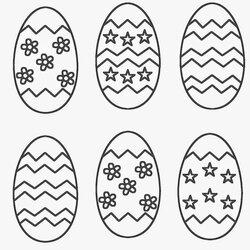 Brilliant Easter Egg Coloring Sheets Free Sheet Pages Printable Eggs Para Colour Kids Only