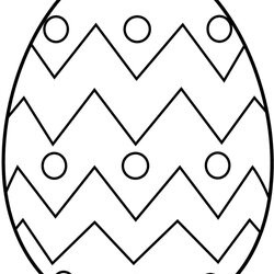 Perfect Large Easter Egg Coloring Pages At Free Printable Eggs Color Print