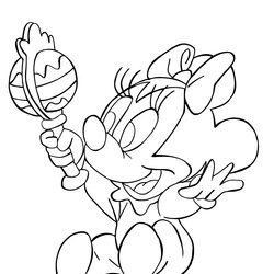 Worthy Free Printable Minnie Mouse Coloring Pages For Kids Baby Disney Of