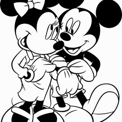 Out Of This World Coloring Pages Minnie Mouse Free And Printable