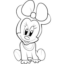 Smashing Minnie Mouse Coloring Pages
