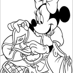 Preeminent Print Download Free Minnie Mouse Coloring Pages Printable