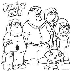 Spiffing Printable Family Guy Coloring Pages For Kids